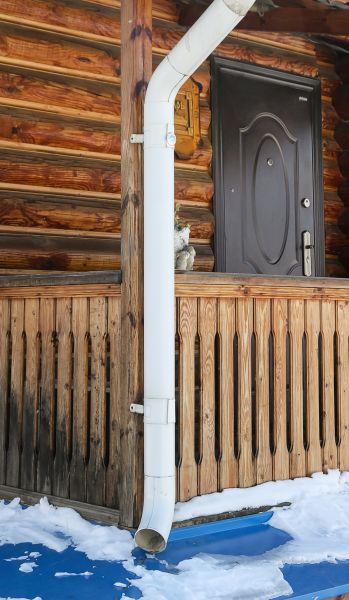 Porch Downspout Installation in Slidell