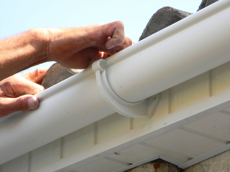 Close-up of Gutter Cover Fitting